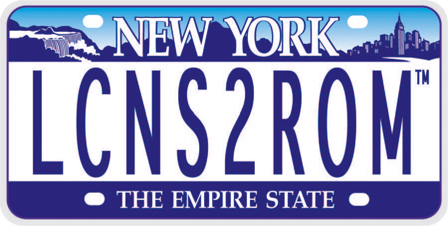 LCNS2ROM Custom License Plate